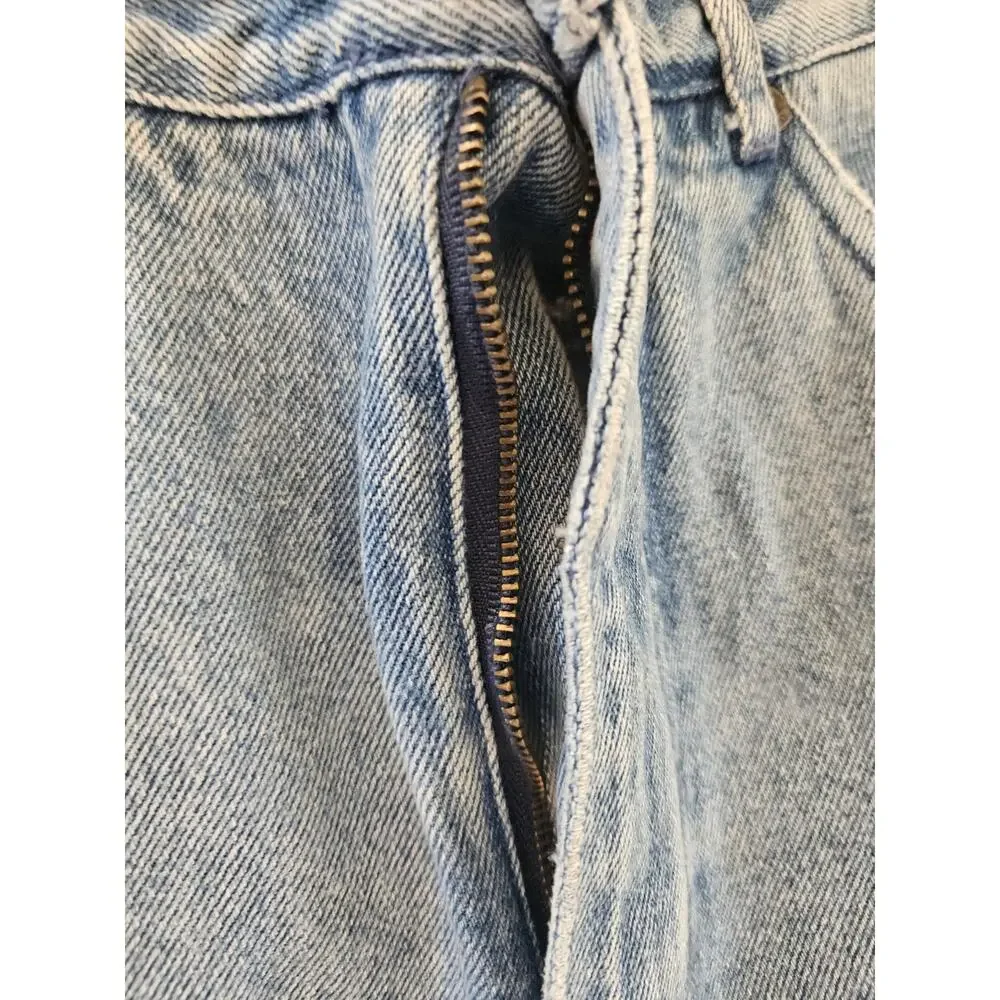 VTG 90s Telluride Clothing Co Carpenter Jeans Women 10 Medium Wash Baggy Wid - Picture 5 of 7